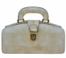 d�mska ko�en� kabelka Pratesi Lady Brunelleschi White 2 - www.glancshop.sk