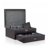 box na 20 hodiniek a drobn� �perky Dynasty Jumbo antracit 1