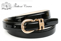 ko�en� d�msky opasok lakovan� ��rka 2cm Anthoni Crown 16