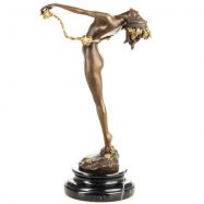 bronzov� secesn� socha V�nna r�va 44