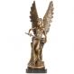 bronzov� socha Anjel s me�om na mramorovom podstavci 100 - pohlad 1 - www.glancshop.sk