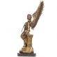 bronzov� socha Anjel s me�om na mramorovom podstavci 100 - pohlad 3 - www.glancshop.sk
