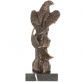 bronzov� socha na mramorovom podstavci Orol 16 - pohlad 2 - www.glancshop.sk
