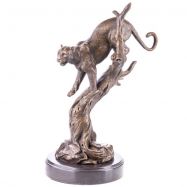 bronzov� socha na mramorovom podstavci 80