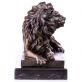 bronzov� socha leva na mramorovom podstavci 88 - pohlad 2 - www.glancshop.sk
