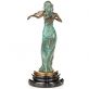 bronzov� socha na mramorovom podstavci 161 - pohlad 2 - www.glancshop.sk