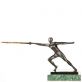 bronzov� modern� socha na mramorovom podstavci 162 - pohlad 1 - www.glancshop.sk