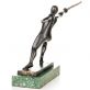 bronzov� modern� socha na mramorovom podstavci 162 - pohlad 3 - www.glancshop.sk