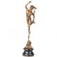 bronzov� socha na mramorovom podstavci Hermes 75 - pohlad 1 - www.glancshop.sk