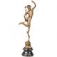 bronzov� socha na mramorovom podstavci Hermes 75 - pohlad 2 - www.glancshop.sk