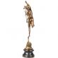 bronzov� socha na mramorovom podstavci Hermes 75 - pohlad 3 - www.glancshop.sk