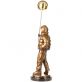 bronzov� socha Golden Balloon Boy na mramorovom podstavci - pohlad 4 - www.glancshop.sk