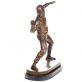 bronzov� socha Flower Thrower na mramorovom podstavci - pohlad 2 - www.glancshop.sk
