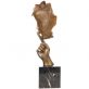 bronzov� modern� socha na mramorovom podstavci 129 - pohlad 2 - www.glancshop.sk