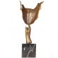 bronzov� modern� socha na mramorovom podstavci 129 - pohlad 4 - www.glancshop.sk