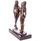 bronzov� socha na mramorovom podstavci �ensk� akt 3 - pohlad 4 - www.glancshop.sk