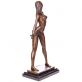 bronzov� socha na mramorovom podstavci �ensk� akt 69 - pohlad 2 - www.glancshop.sk