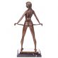 bronzov� socha na mramorovom podstavci �ensk� akt 69 - pohlad 3 - www.glancshop.sk