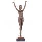 bronzov� socha na mramorovom podstavci Tane�nica 2 - pohlad 1 - www.glancshop.sk