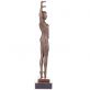 bronzov� socha na mramorovom podstavci Tane�nica 2 - pohlad 2 - www.glancshop.sk
