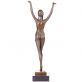 bronzov� socha na mramorovom podstavci Tane�nica 2 - pohlad 3 - www.glancshop.sk