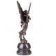 bronzov� socha anjel s mu�om Gloria Victis na mramorovom podstavci 150 - pohlad 3 - www.glancshop.sk