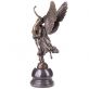 bronzov� socha anjel s mu�om Gloria Victis na mramorovom podstavci 150 - pohlad 4 - www.glancshop.sk
