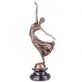 bronzov� socha na mramorovom podstavci Tane�nica 118 - pohlad 1 - www.glancshop.sk