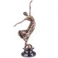 bronzov� socha na mramorovom podstavci Tane�nica 118 - pohlad 2 - www.glancshop.sk