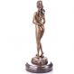 bronzov� socha na mramorovom podstavci �ensk� akt 83 - pohlad 3 - www.glancshop.sk