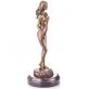 bronzov� socha na mramorovom podstavci �ensk� akt 83 - pohlad 4 - www.glancshop.sk