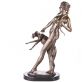 bronzov� Art Deco socha Diana na mramorovom podstavci 101 - pohlad 1 - www.glancshop.sk