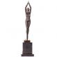 bronzov� socha Art Deco Tane�nice 3 - pohlad 1 - www.glancshop.sk
