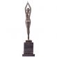 bronzov� socha Art Deco Tane�nice 3 - pohlad 2 - www.glancshop.sk