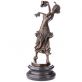 bronzov� socha na mramorovom podstavci Tane�nica 122 - pohlad 2 - www.glancshop.sk