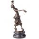 bronzov� socha na mramorovom podstavci Tane�nica 122 - pohlad 4 - www.glancshop.sk