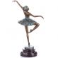 bronzov� socha na mramorovom podstavci Baler�na 36 - pohlad 2 - www.glancshop.sk