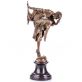 bronzov� socha Art Deco na mramorovom podstavci Tane�nica 147 - pohlad 1 - www.glancshop.sk