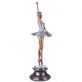 velk� bronzov� socha Balerina na mramorovom podstavci 102 - pohlad 3 - www.glancshop.sk