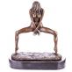 bronzov� socha na mramorovom podstavci �ensk� akt 79 - pohlad 1 - www.glancshop.sk
