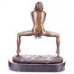 bronzov� socha na mramorovom podstavci �ensk� akt 79 - pohlad 2 - www.glancshop.sk