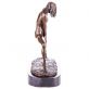 bronzov� socha na mramorovom podstavci �ensk� akt 79 - pohlad 3 - www.glancshop.sk