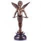 bronzov� socha Anjel Vici na mramorovom podstavci 176 - pohlad 1 - www.glancshop.sk