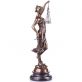 bronzov� socha Justitia na mramorovom podstavci 177 - pohlad 3 - www.glancshop.sk