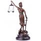 bronzov� socha na mramorovom podstavci Justitia 34 - pohlad 2 - www.glancshop.sk