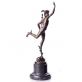 bronzov� socha Merkur na mramorovom podstavci 179 - pohlad 1 - www.glancshop.sk