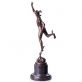 bronzov� socha Merkur na mramorovom podstavci 179 - pohlad 3 - www.glancshop.sk