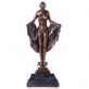 bronzov� socha na mramorovom podstavci �ensk� akt 71 - pohlad 1 - www.glancshop.sk