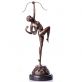 bronzov� socha Art Deco Diana s lukom na mramorovom podstavci 104 - pohlad 1 - www.glancshop.sk